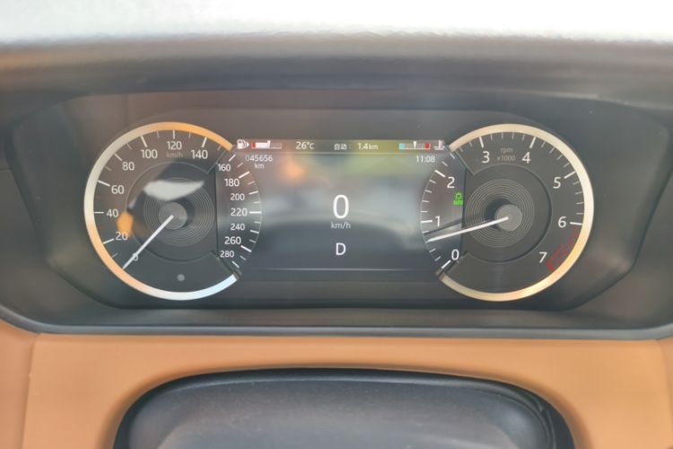 Used Land Rover Range Velar 2023 250 PS Ebony Black Limited Edition Odometer Close Up