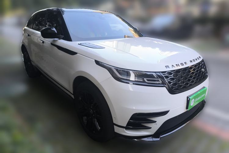 Used Land Rover Range Velar 2023 250 PS Ebony Black Limited Edition Front Right 45 Deg