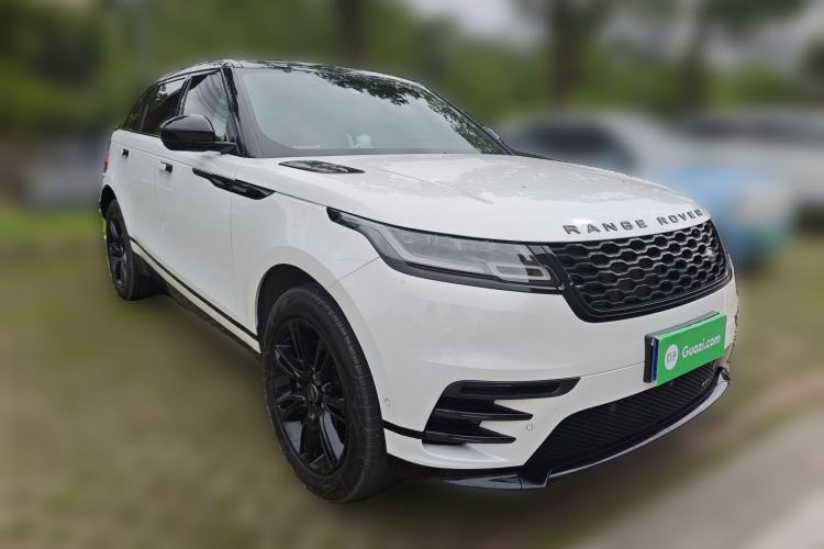 Used Land Rover Range Velar 2023 250 PS Ebony Black Limited Edition Front Right 45 Deg