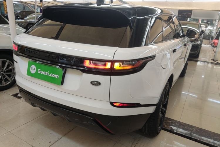 Used Land Rover Range Velar 2023 250 PS Ebony Black Limited Edition Rear Right 45 Deg
