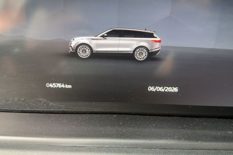 Used Land Rover Range Velar 2024 Dynamic SE Odometer Close Up