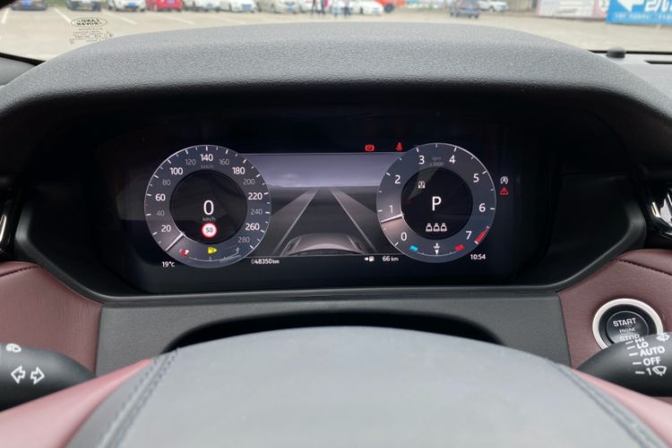 Used Land Rover Range Velar 2024 Dynamic HSE Odometer Close Up