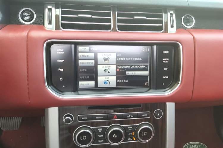 Used Land Rover Range Vogue 2015 3.0T V6 Gasoline U.S.-Spec Executive Edition Audio And AC Panel