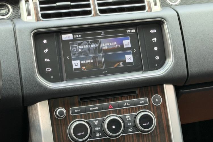 Used Land Rover Range Vogue 2016 3.0T Gasoline HSE U.S. Specification Audio And AC Panel