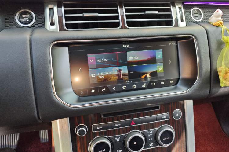 Used Land Rover Range Vogue 2016 3.0T Gasoline HSE U.S. Specification Audio And AC Panel