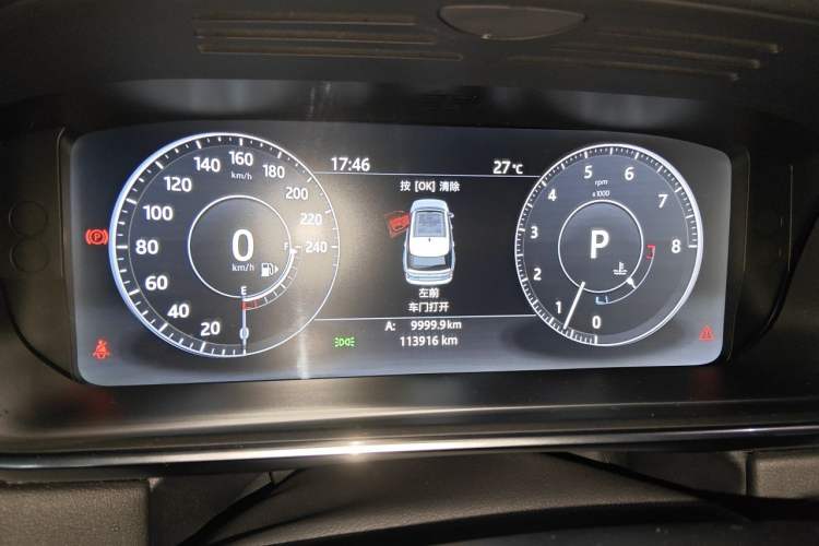 Used Land Rover Range Vogue 2017 3.0T Gasoline HSE U.S. Specification Odometer Close Up