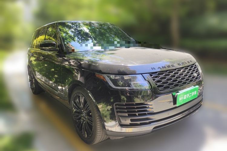 Used Land Rover Range Vogue 2021 3.0T P400 Gasoline Genesis Standard Wheelbase Obsidian Plus Edition Front Right 45 Deg