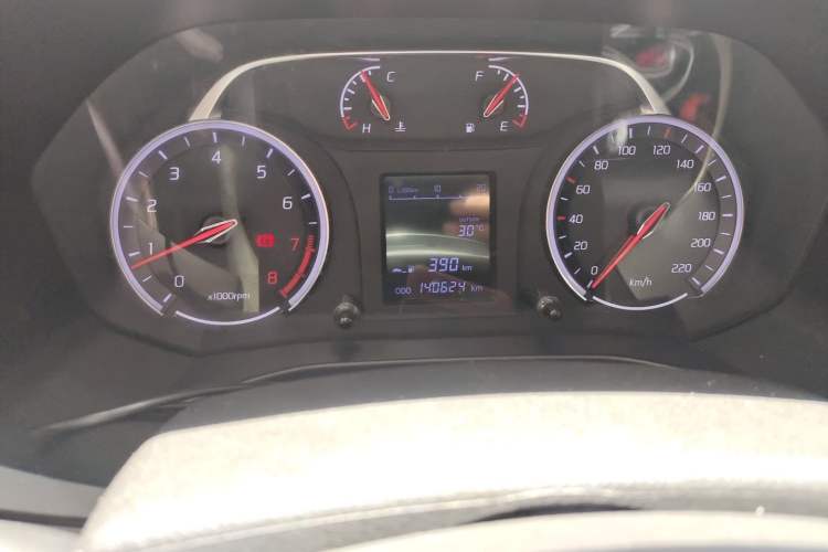 Used Land X2 2017 1.6L Manual Jingrui Edition Odometer Close Up