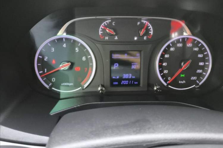 Used Land X2 2017 1.6L Automatic Jingrui Edition Odometer Close Up