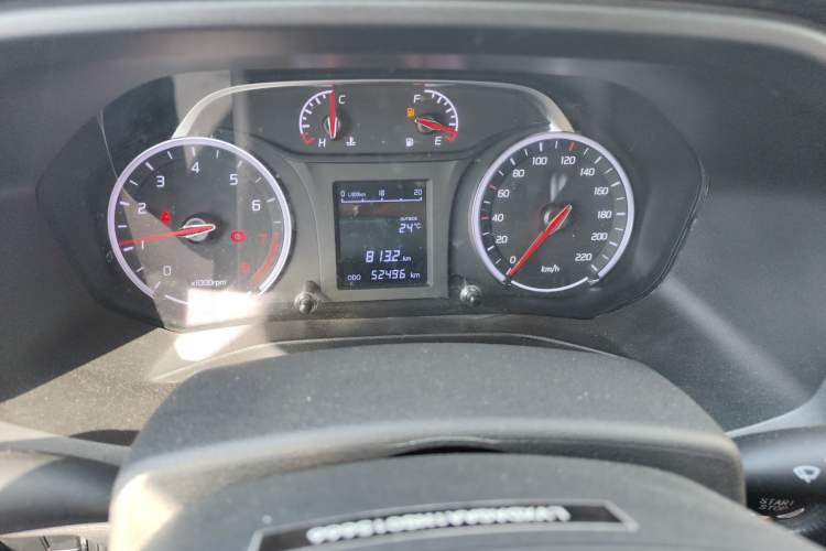 Used Land X2 2017 1.6L Manual Jingrui Edition Odometer Close Up