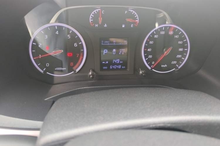 Used Land X2 2017 1.6L Automatic Sharp Edition Odometer Close Up