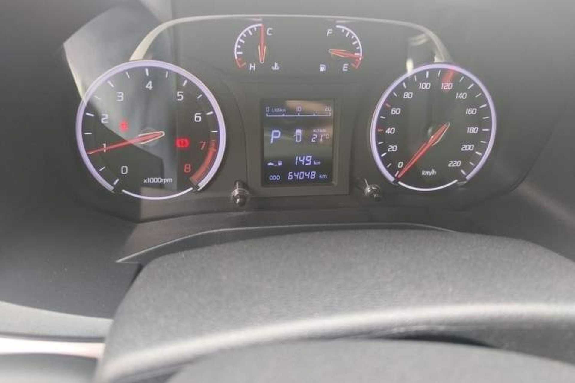 Used Land X2 2017 1.6L Automatic Sharp Edition Odometer Close Up