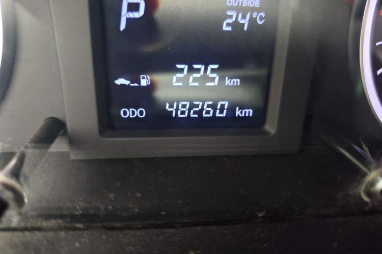 Used Land X2 2017 1.6L Automatic Sharp Edition Odometer Close Up