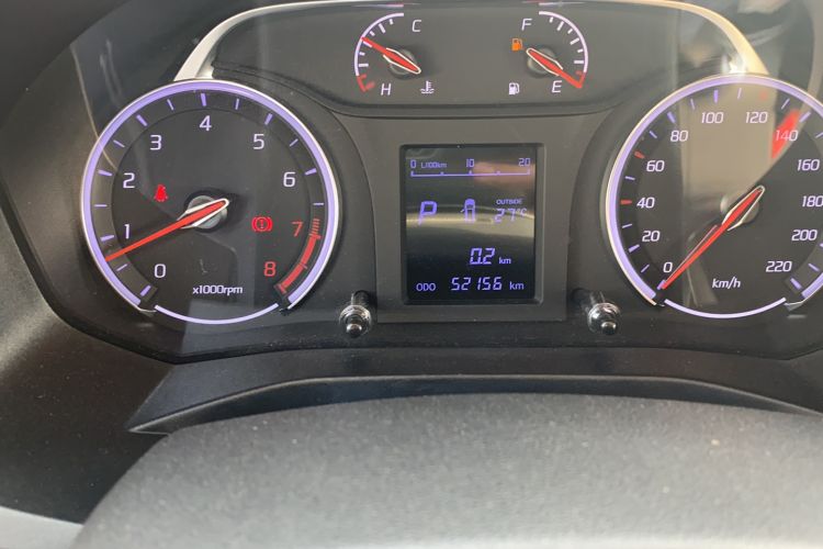 Used Land X2 2017 1.6L Automatic Sharp Edition Odometer Close Up
