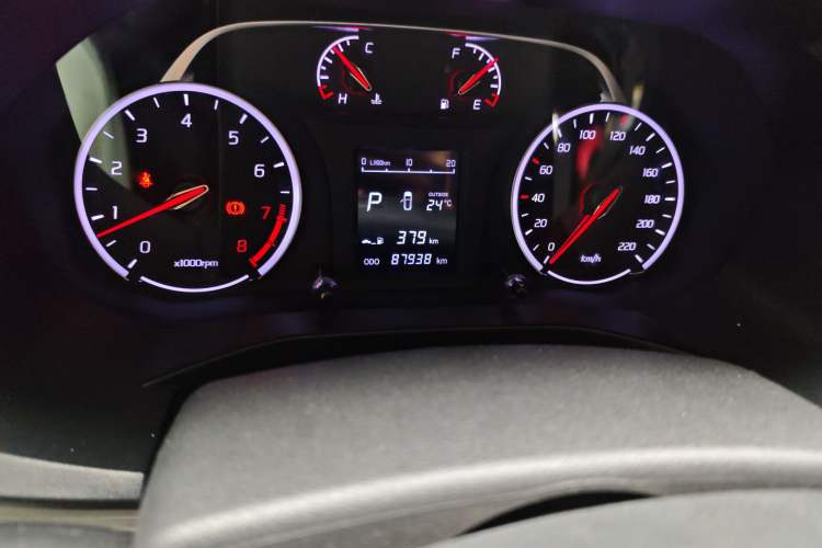 Used Land X2 2017 1.6L Automatic Sharp Edition Odometer Close Up