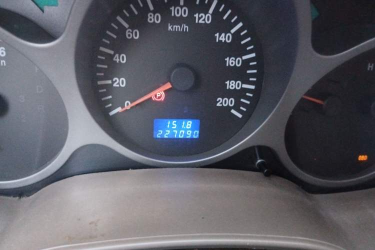 Used Land X6 2007 New Xushi Li 2.8L Two-Wheel Drive Standard Model Odometer Close Up