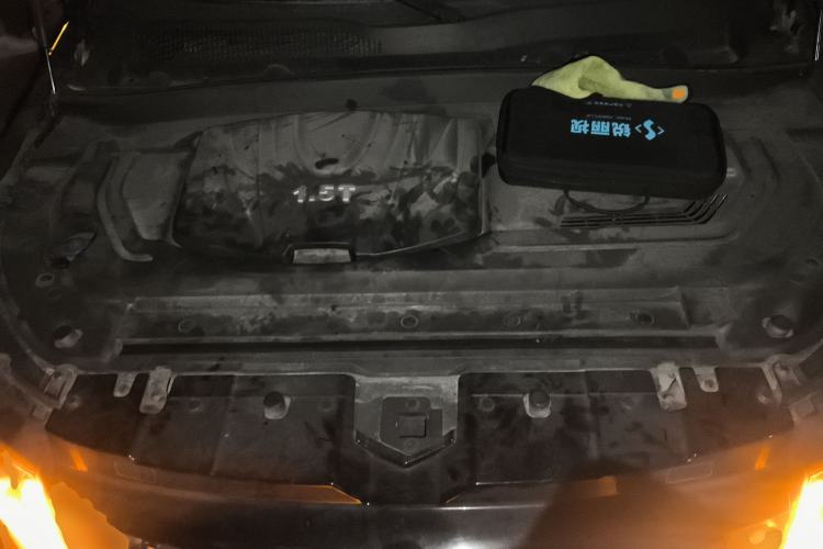 Used Land X7 2018 Geely Jingyue 1.5T Panoramic Luxury Model Engine Bay