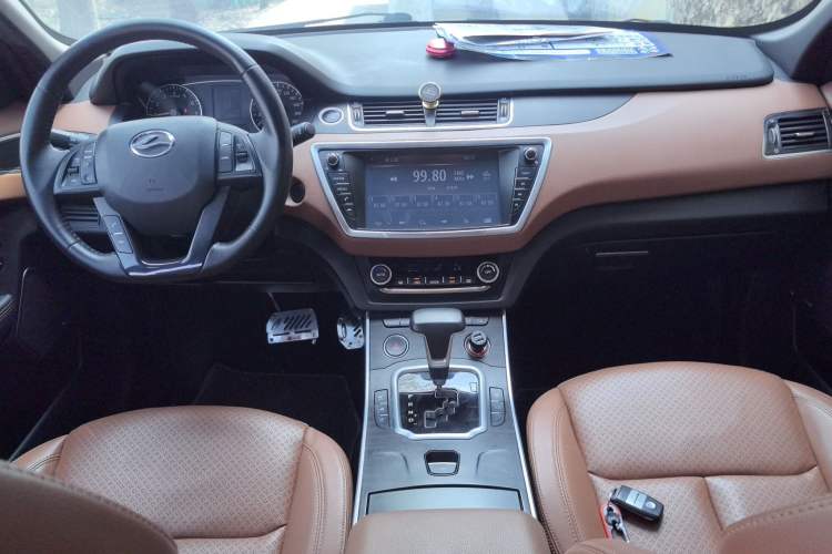 Used Land X7 2018 Geely Jingyue 1.5T Panoramic Luxury Model Center Console