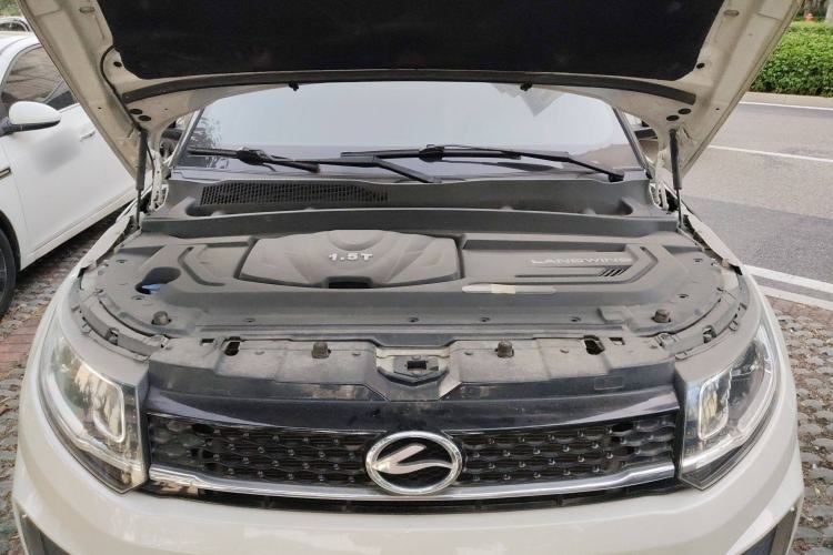 Used Land X7 2018 Geely Jingyue 1.5T Panoramic Luxury Model Engine Bay