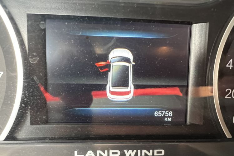 Used Land X7 2018 Geely Jingyue 1.5T Panoramic Luxury Model Odometer Close Up