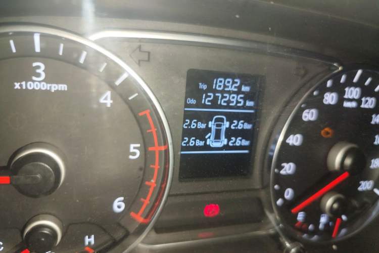 Used Land X8 2018 2.0T Diesel 4x4 Luxury Edition Odometer Close Up