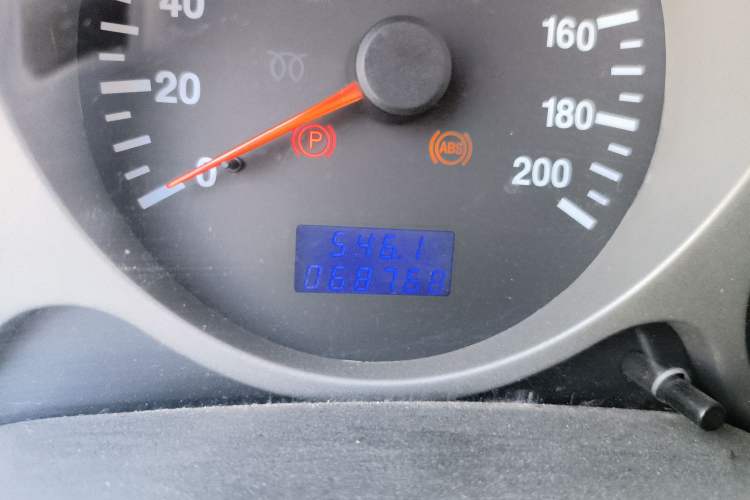 Used Land X9 2009 2.5T VM Four-Wheel Drive Diesel Version Odometer Close Up