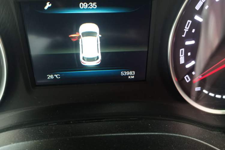 Used Land Xiaoyao 2018 Revised Version 1.5 GTDI CVT Panoramic Platinum Edition Odometer Close Up