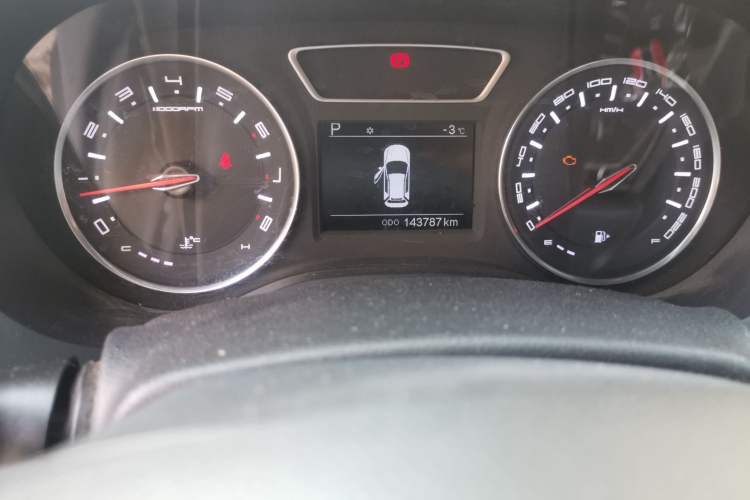 Used Land Xiaoyao 2018 Revised Version 1.5 GTDI CVT Panoramic Golden Edition Odometer Close Up