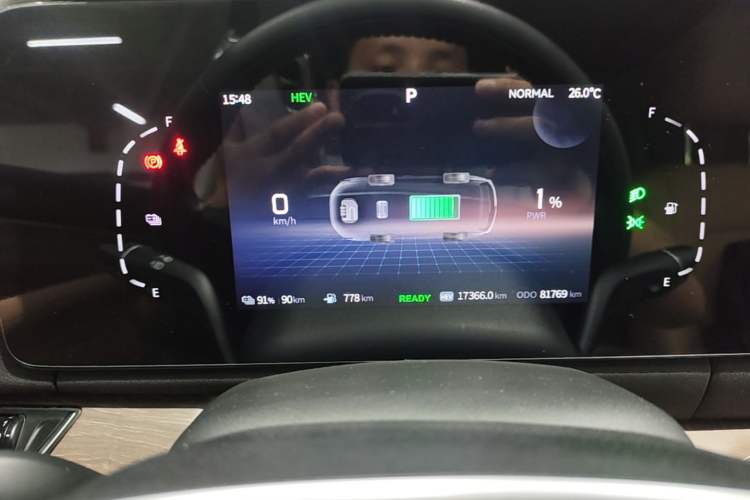 Used Landian E5 2023 1.5L DE-i 100KM Zhenxiang Edition 7-Seater Instrument Cluster