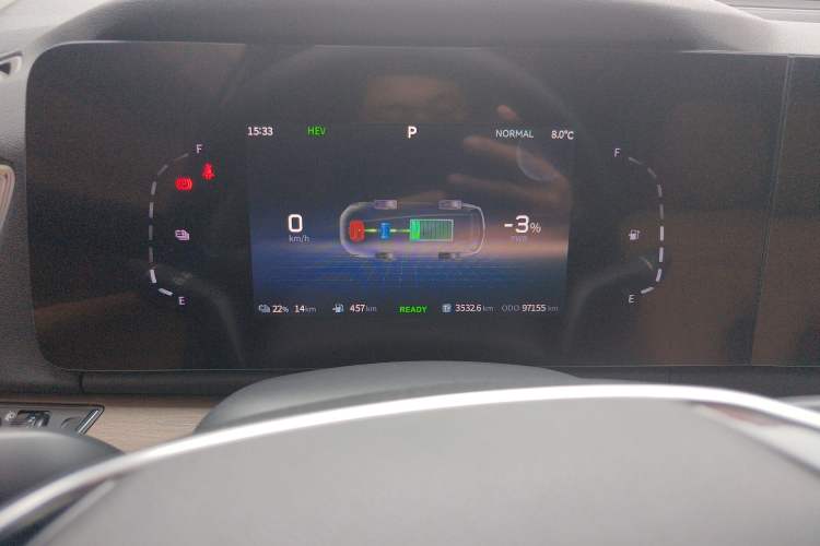 Used Landian E5 2023 1.5L DE-i 110KM Flagship 7-Seater Instrument Cluster