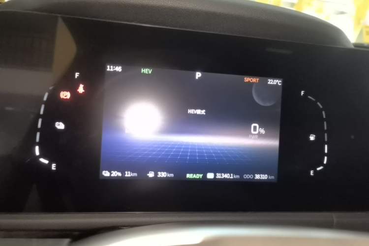 Used Landian E5 2023 1.5L DE-i 100KM Comfort Edition 7-Seater Instrument Cluster