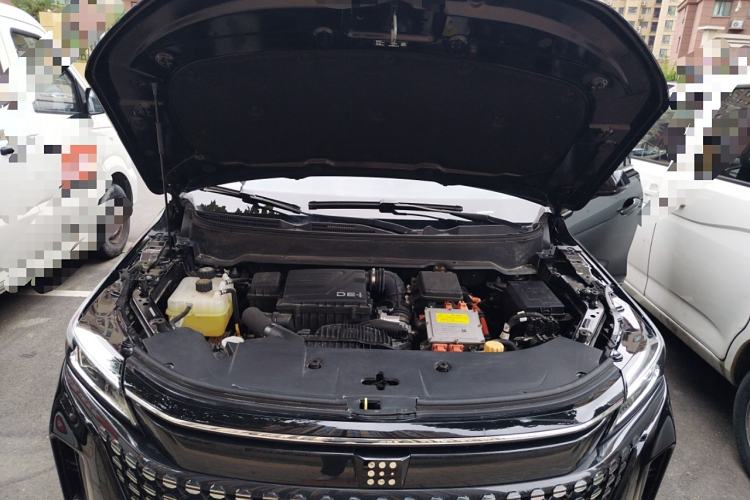 Used Landian E5 2024 Honor Edition 100KM Comfort Model 7 Seats Engine Bay