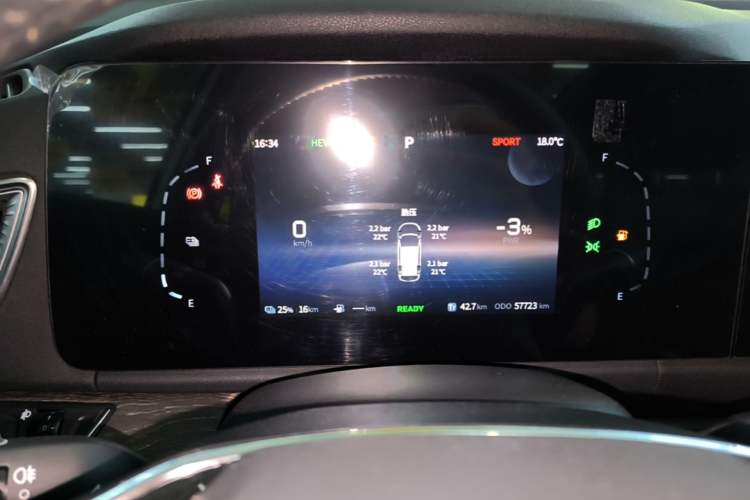 Used Landian E5 2024 Honor Edition 100KM Premium Model 7 Seats Instrument Cluster