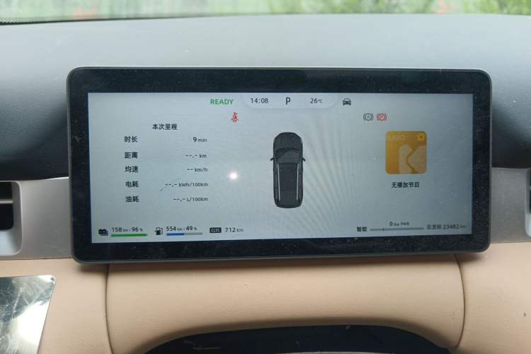 Used Landian E5 PLUS 2025 165 km Long-Range First Edition 5-Seater Instrument Cluster