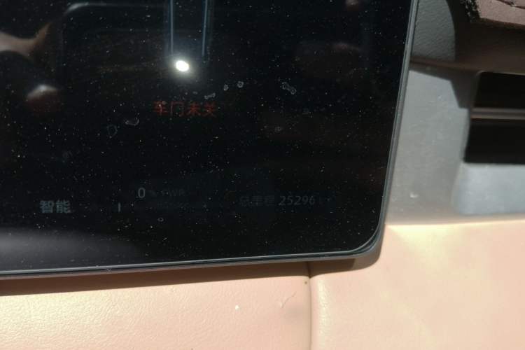 Used Landian E5 PLUS 2025 165 km Long-Range Version PLUS 7-Seater Odometer Close Up