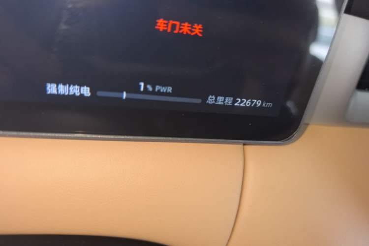 Used Landian E5 PLUS 2025 165 km Long-Range Version 7 Seats Odometer Close Up