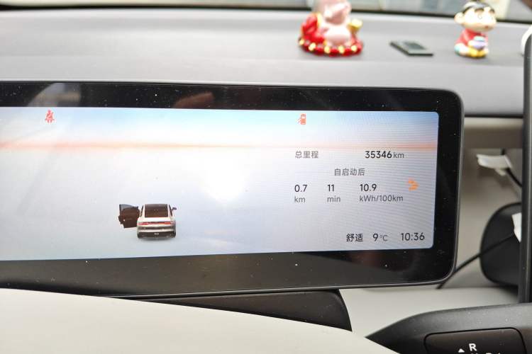 Used Leapmotor B01 2025 550 Enjoyment Edition Odometer Close Up