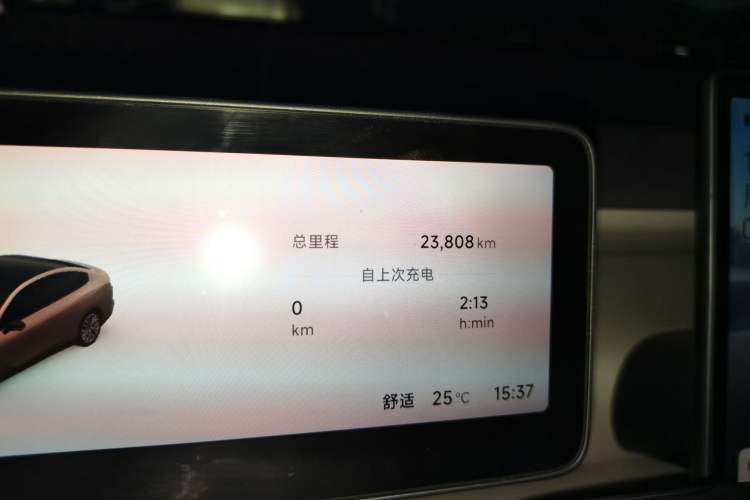 Used Leapmotor B01 2025 650 Enjoyment Edition Odometer Close Up