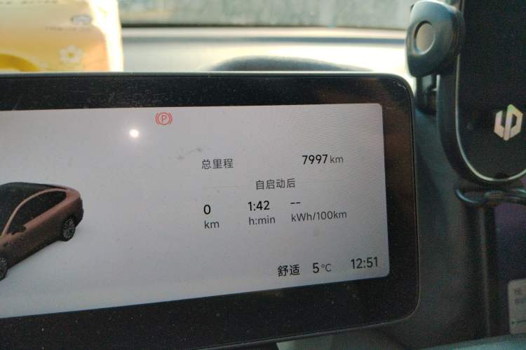 Used Leapmotor B01 2025 650 Enjoyment Edition Odometer Close Up