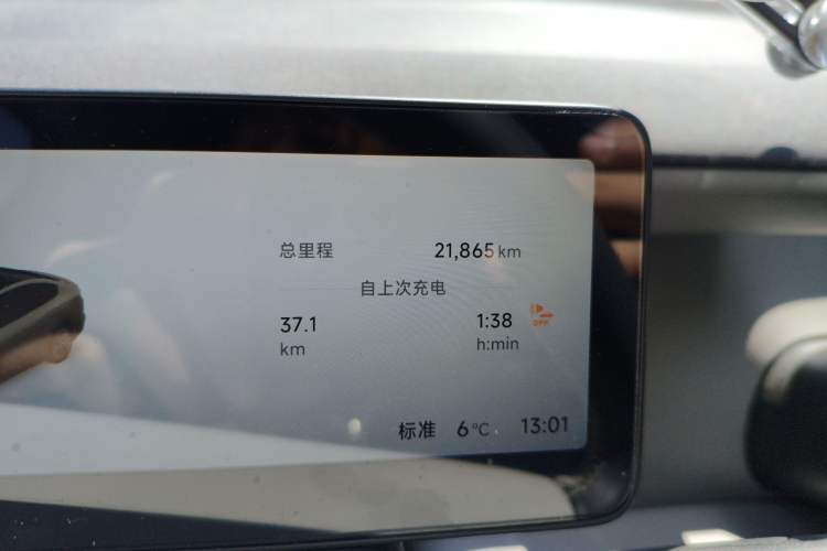 Used Leapmotor B01 2025 650 Enjoyment Edition Odometer Close Up