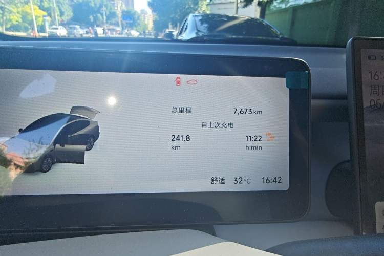 Used Leapmotor B01 2025 650 Enjoyment Edition Odometer Close Up