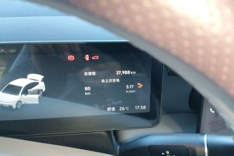 Used Leapmotor B01 2025 550 Smart Drive Edition Odometer Close Up