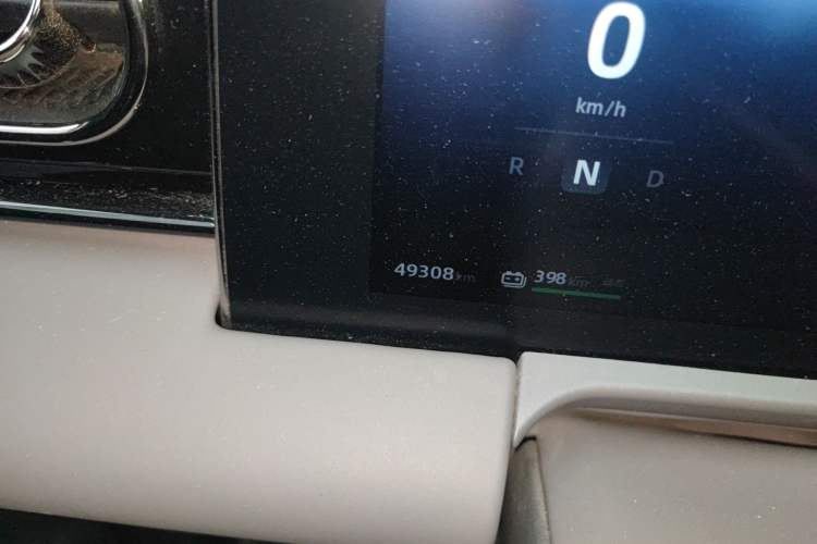 Used Leapmotor C01 2022 Rear-Drive Long-Range Version Odometer Close Up