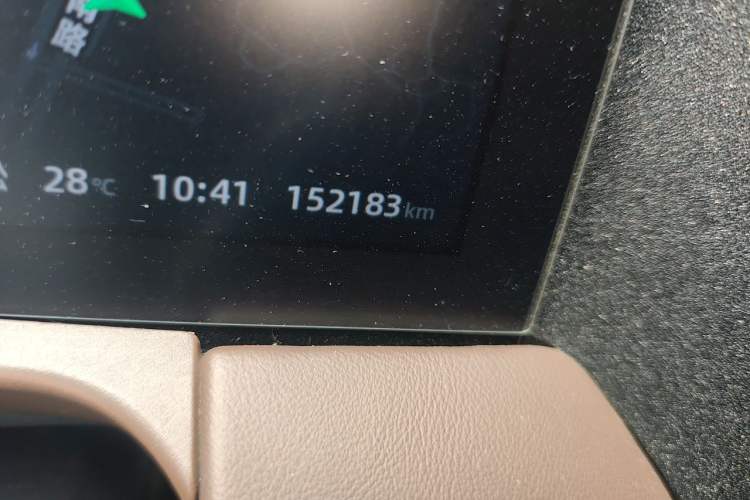 Used Leapmotor C01 2023 Range-Extended 216 Comfort Edition Odometer Close Up
