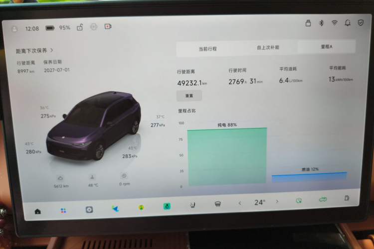 Used Leapmotor C10 2026 210 LiDAR Version Odometer Close Up