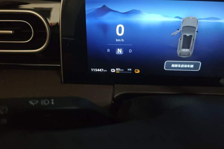 Used Leapmotor C11 2023 Pure Electric 500 Zhixing Edition Odometer Close Up