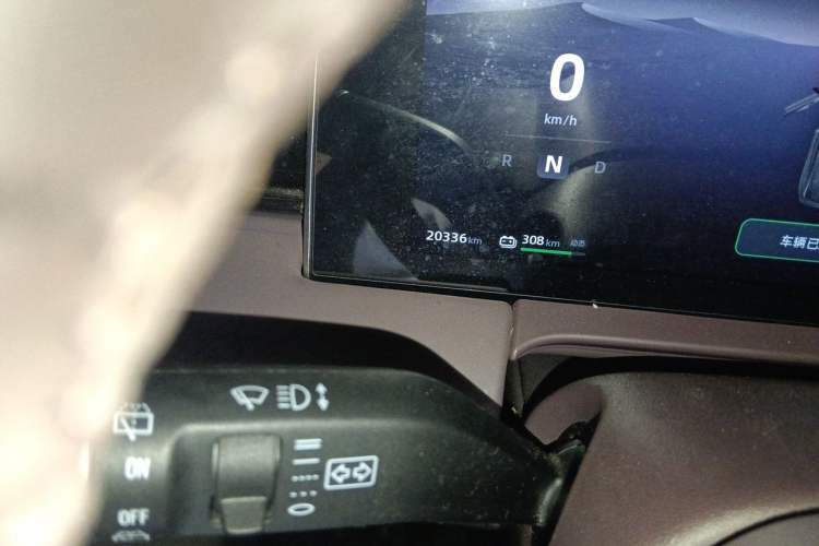 Used Leapmotor C11 2023 Pure Electric 500 Comfort Edition Odometer Close Up