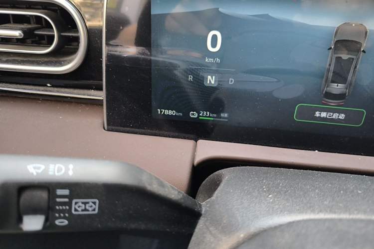 Used Leapmotor C11 2023 Pure Electric 500 Comfort Edition Odometer Close Up
