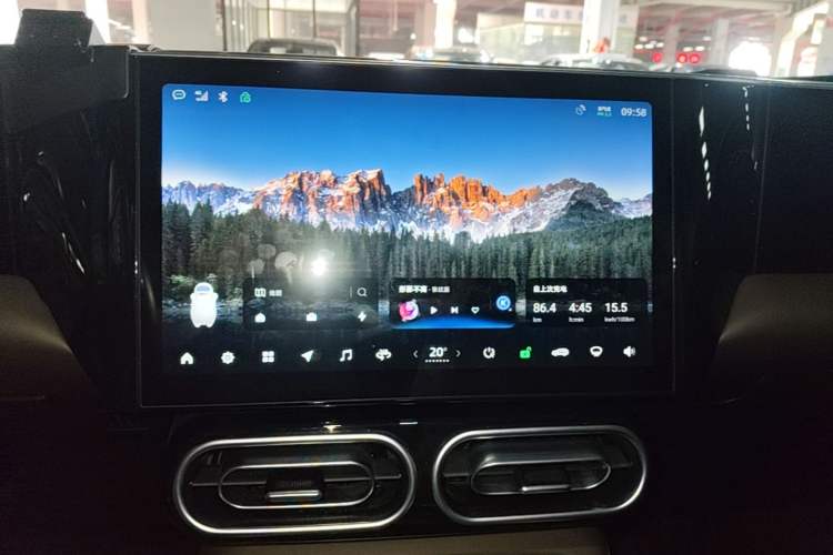 Used Leapmotor C11 2023 Pure Electric 500 Comfort Edition Audio And AC Panel