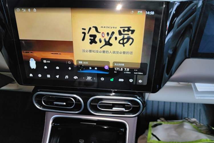 Used Leapmotor C11 2023 Range-Extended 180 Comfort Edition Audio And AC Panel
